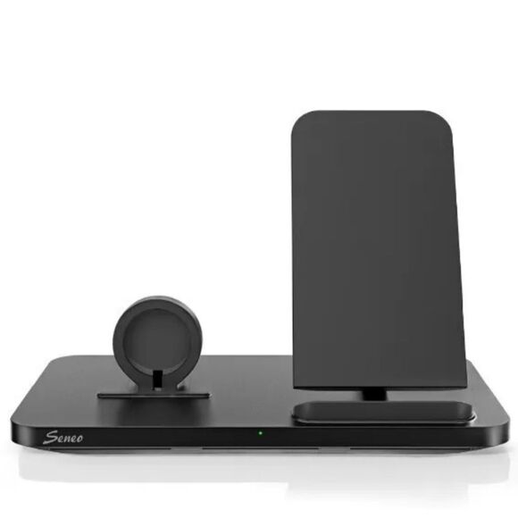 Seneo 2 In 1 Wireless Charging Stand For Apple Iphone & IWatch - Picture 1 of 10